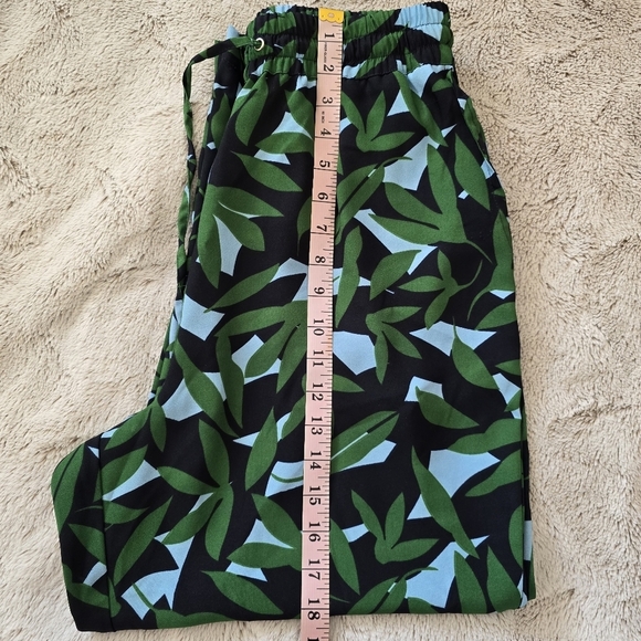 Walter Baker BlackGreen Left Printed Elasstic waist Pullover Straige Pants XL - Picture 11 of 13